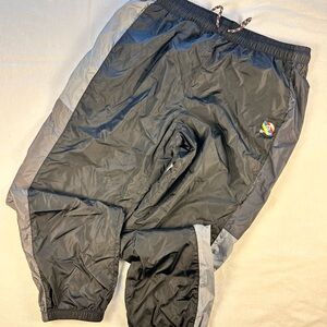 Peloton Track Pants Men's XL Black/Gray Nylon Joggers Lined